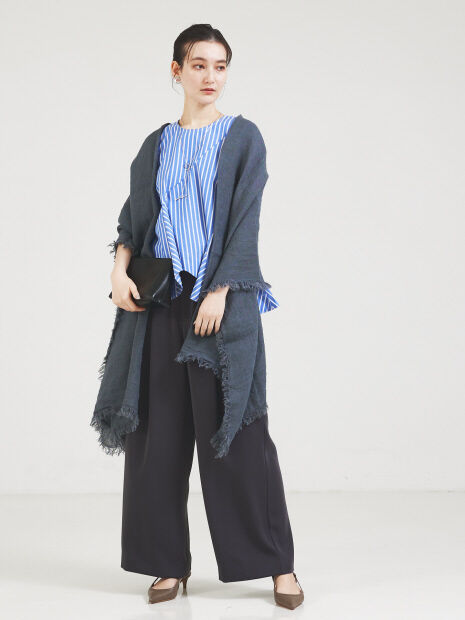 qualite「【ASAUCE MELER】フランダース産リネンガーゼストール」|マフラー|