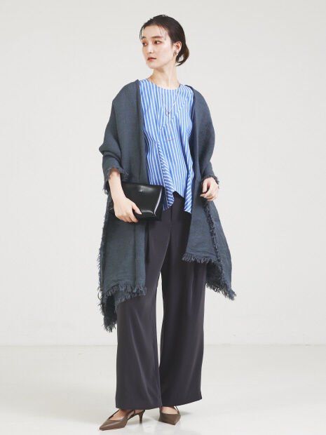 qualite「【ASAUCE MELER】フランダース産リネンガーゼストール」|マフラー|