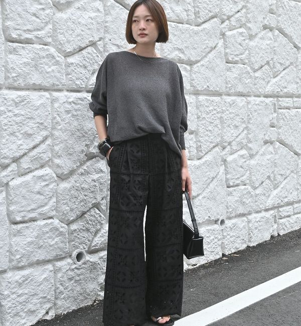 qualite「【大人気アイテムが進化して新登場！】camifine ニットプルオーバー」|Tシャツ・カットソー|