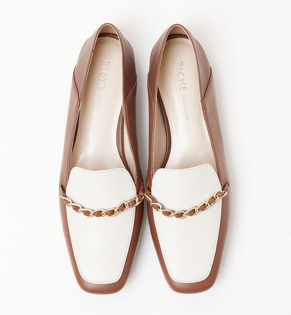 AU BANNISTER「バブーシュビットモカスクエアトゥ ローファー」|ローファー|