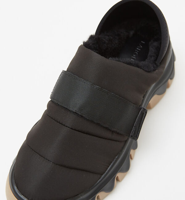 AU BANNISTER「【LAROUTE】キルティングファースニーカー」|スニーカー|