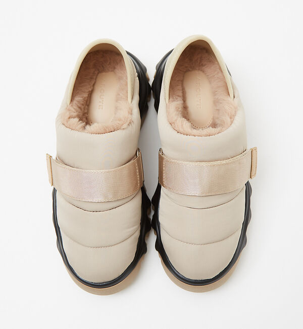 AU BANNISTER「【LAROUTE】キルティングファースニーカー」|スニーカー|