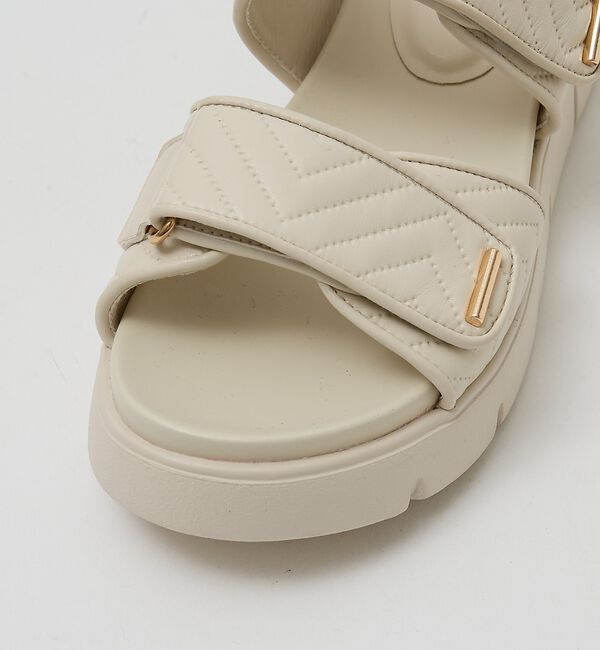 AU BANNISTER「【軽量】Wベルトスポーツサンダル」|サンダル|