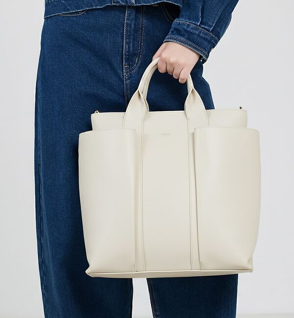 LOWELL things「Ordi/ダブルポケット2WAYトートL」|トートバッグ|