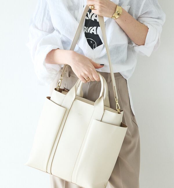 LOWELL things「Ordi/ダブルポケット2WAYトートL」|トートバッグ|