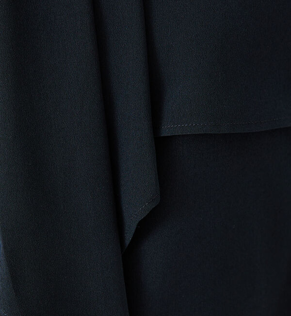 abahouse mavie「ジョーゼットワイドフリルブラウス」|シャツ・ブラウス|