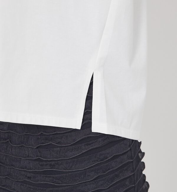 abahouse mavie「刺繍ロゴTシャツ」|Tシャツ・カットソー|