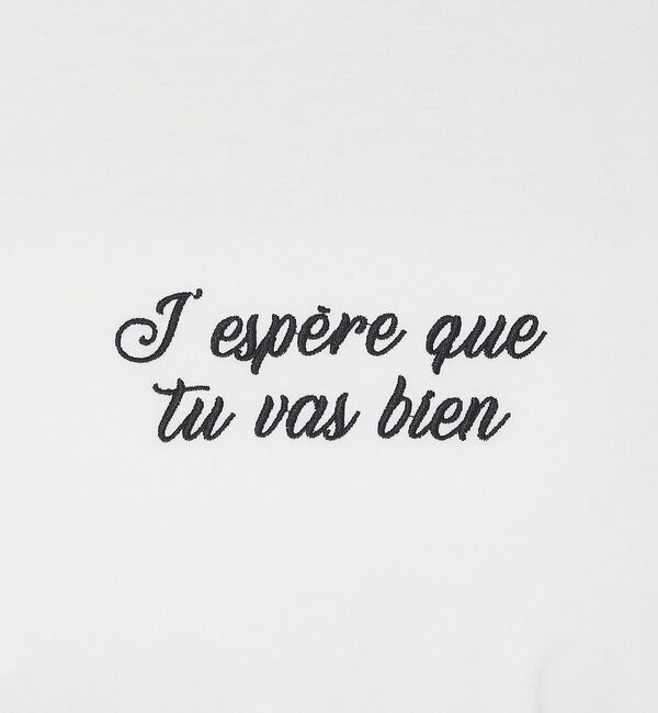 abahouse mavie「刺繍ロゴTシャツ」|Tシャツ・カットソー|