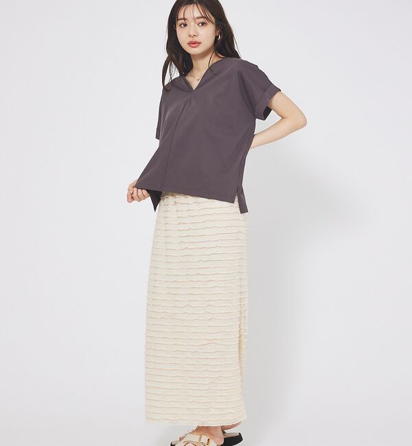 abahouse mavie「フリルティアードスカート」|スカート|