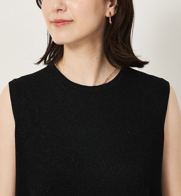 abahouse mavie「ウォッシャブルラメノースリプルオーバー」|ニット・セーター|