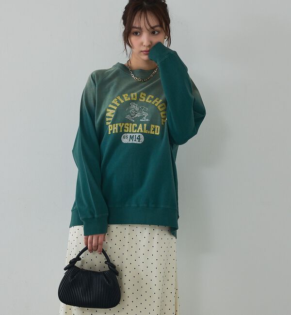 abahouse mavie「ラグランプリントプルオーバー」|Tシャツ・カットソー|