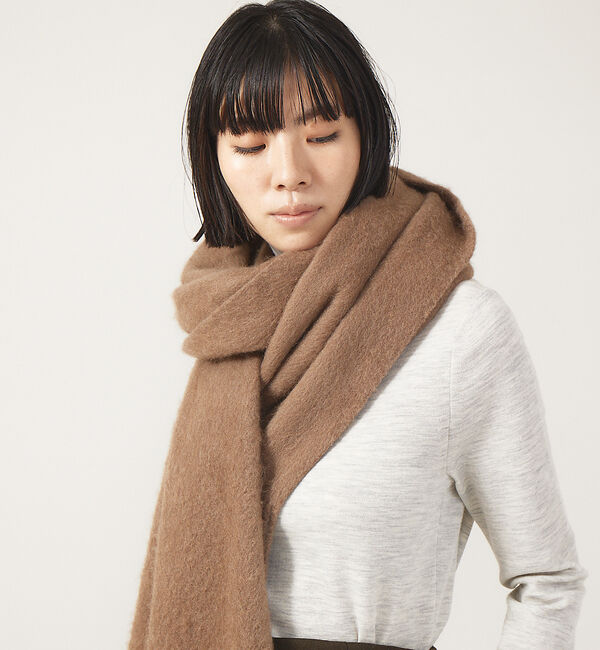 The Store by C' 「【ASAUCE MELER】ベビーキャメルストール」|マフラー|