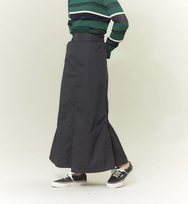 NOMINE「ワッシャーマーメイド２WAYスカート」|スカート|ブラック系その他1