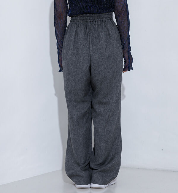 NOMINE「【セットアップ着用可】シャーク タックワイドパンツ」|スラックス|