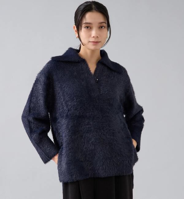 Liesse「セーラーカラーフェザーニット」|ニット・セーター|