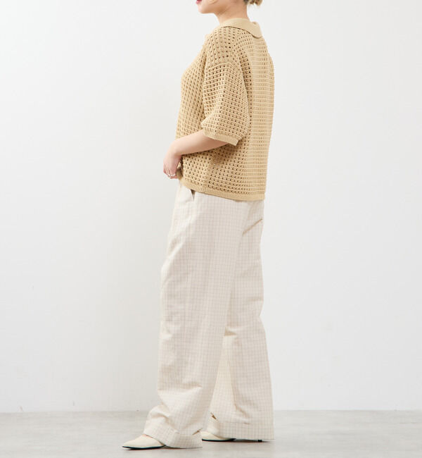 SOFFITTO「【A_/エース】スキッパープルオーバーニット」|ニット・セーター|