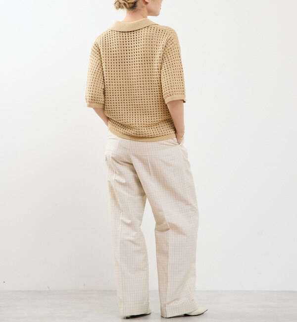 SOFFITTO「【A_/エース】スキッパープルオーバーニット」|ニット・セーター|