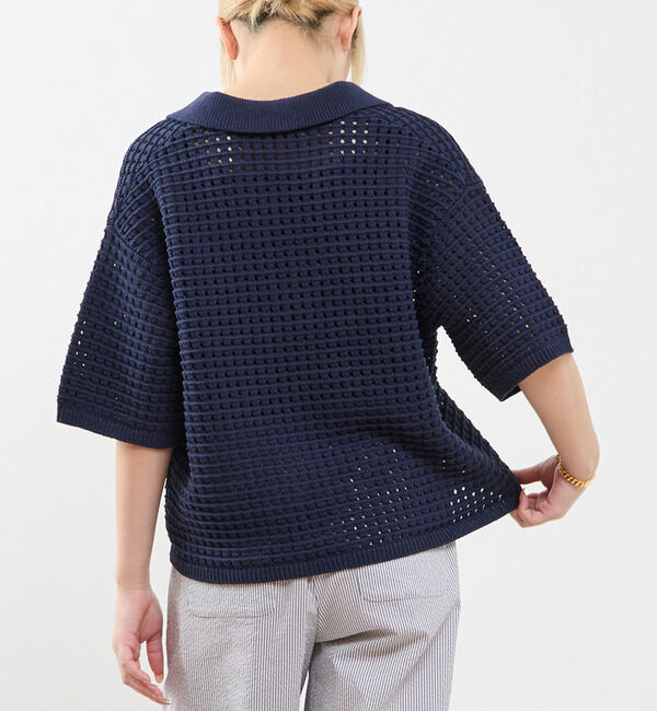 SOFFITTO「【A_/エース】スキッパープルオーバーニット」|ニット・セーター|