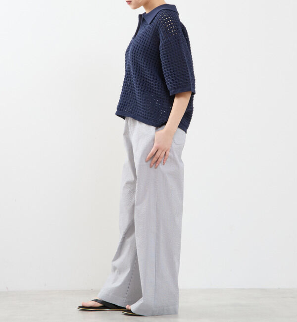 SOFFITTO「【A_/エース】スキッパープルオーバーニット」|ニット・セーター|