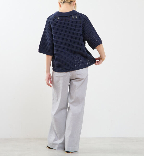 SOFFITTO「【A_/エース】スキッパープルオーバーニット」|ニット・セーター|