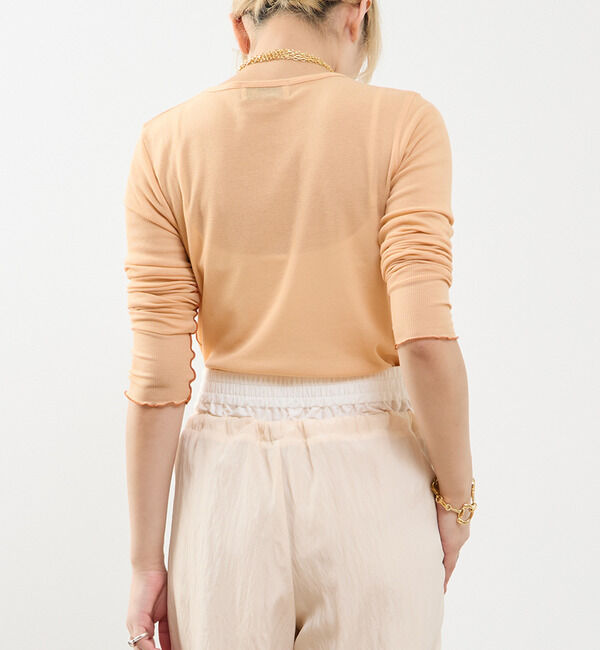 SOFFITTO「【A_/エース】シアーリブソフトテレコプルオーバー」|Tシャツ・カットソー|