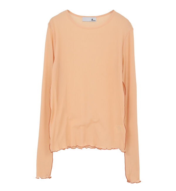 SOFFITTO「【A_/エース】シアーリブソフトテレコプルオーバー」|Tシャツ・カットソー|