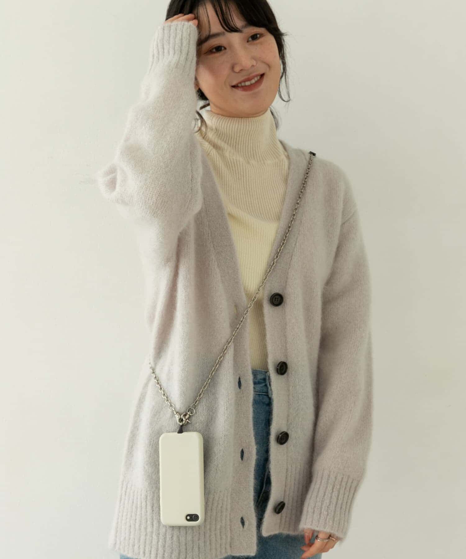 RODE SKO「『別注』BEAURE&times;RODESKO　レザーコンビモバイルストラップ」|モバイルケース|