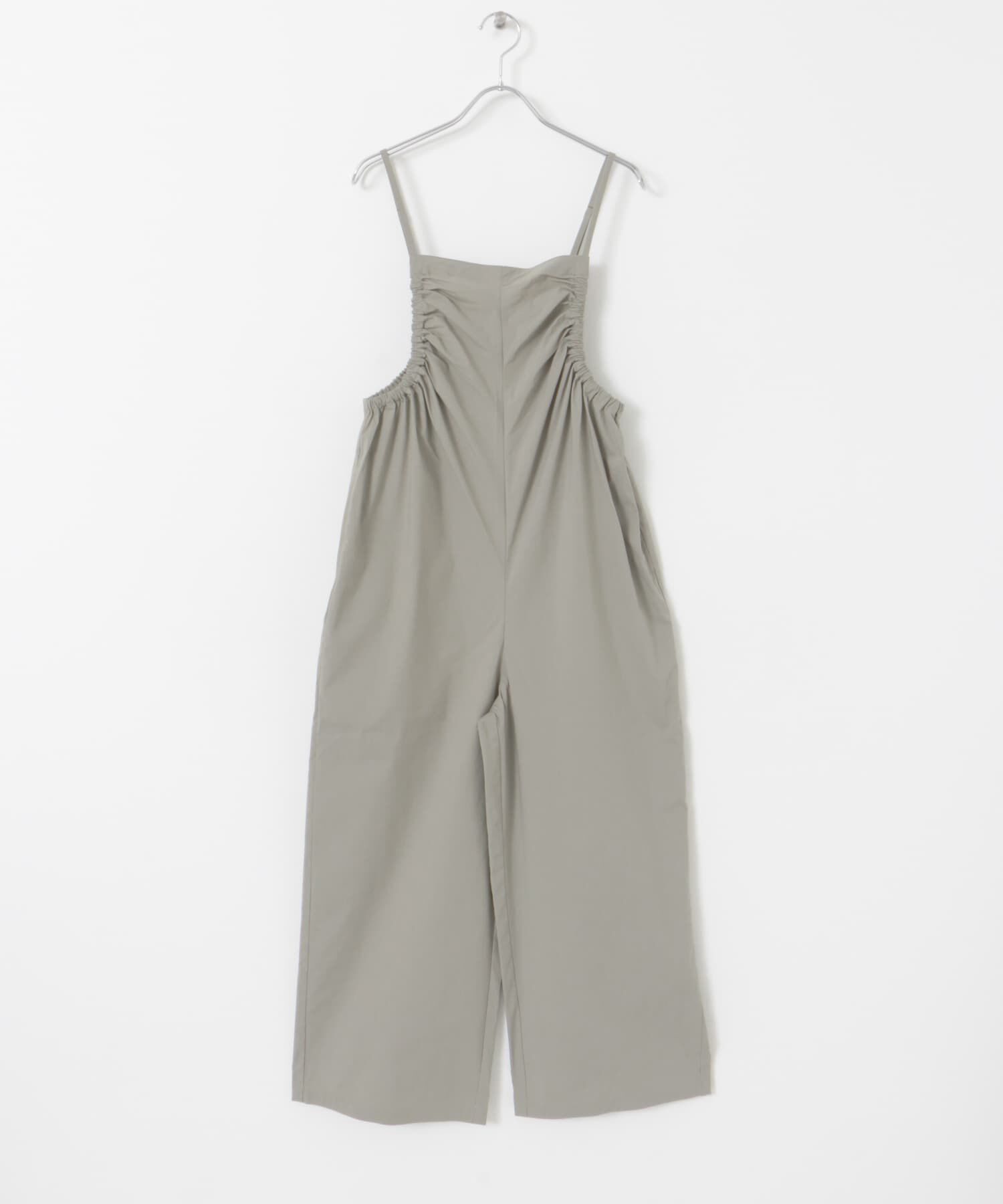 URBAN RESEARCH DOORS「FORK&SPOON　サイドギャザーサロペット」|スカート|