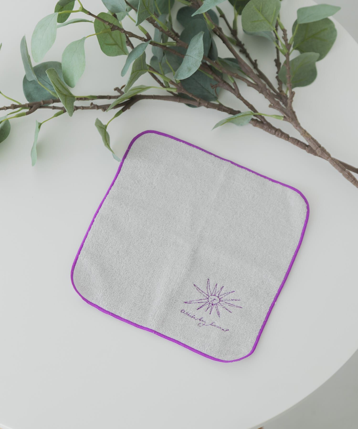 URBAN RESEARCH DOORS「DOORS LIVING PRODUCTS　Mini Towel gray」|タオル|パープル