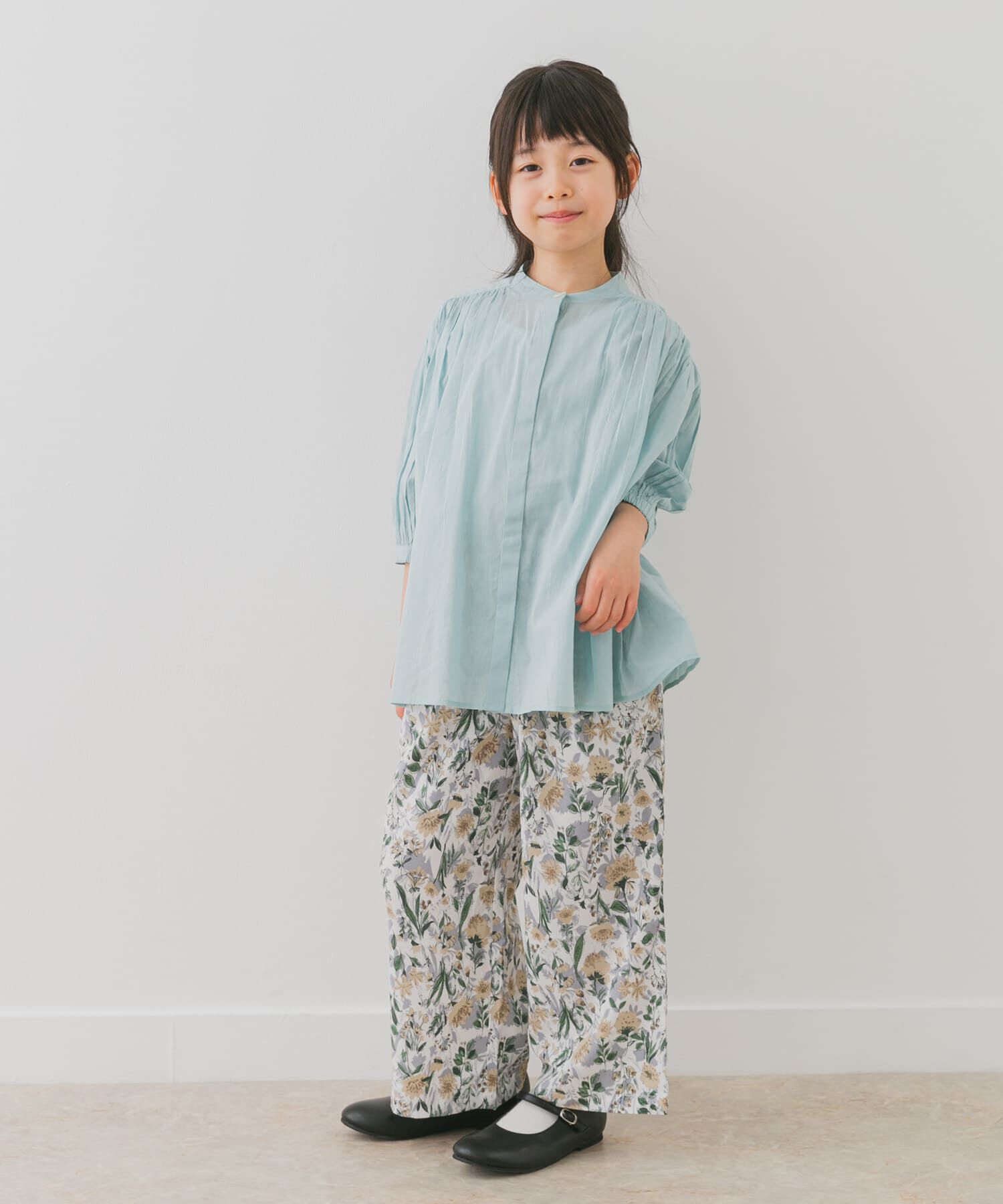 URBAN RESEARCH DOORS「『親子リンク』コットンボイルギャザーブラウス(KIDS)」|その他|