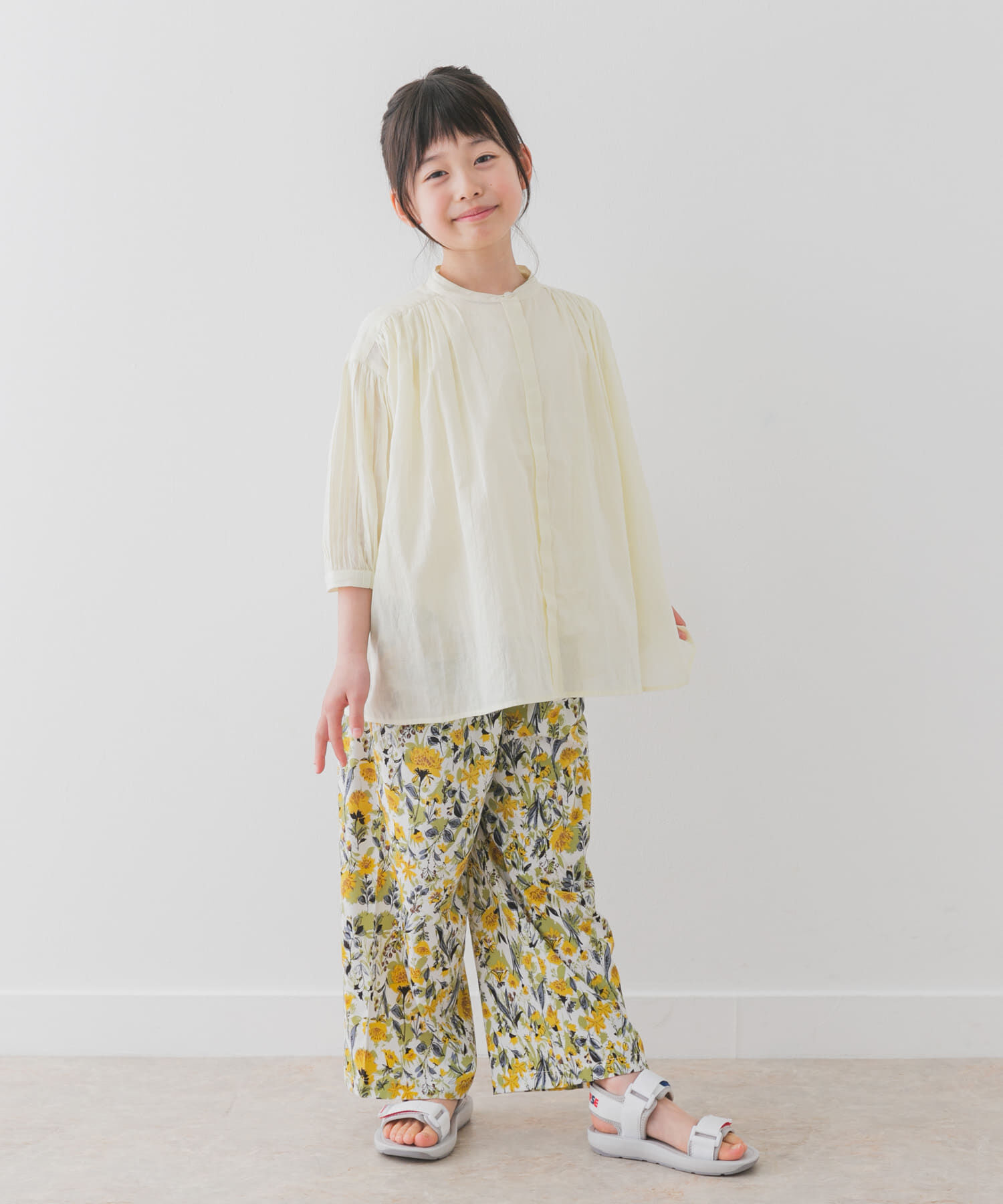 URBAN RESEARCH DOORS「『親子リンク』コットンボイルギャザーブラウス(KIDS)」|その他|