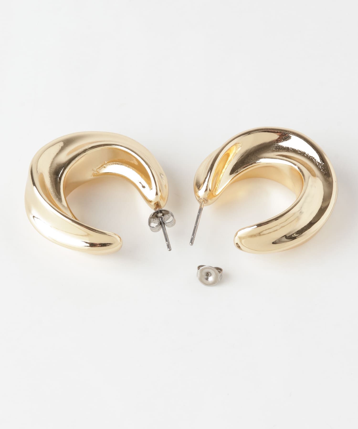 SMELLY「ソリッドフープピアス」|ピアス|