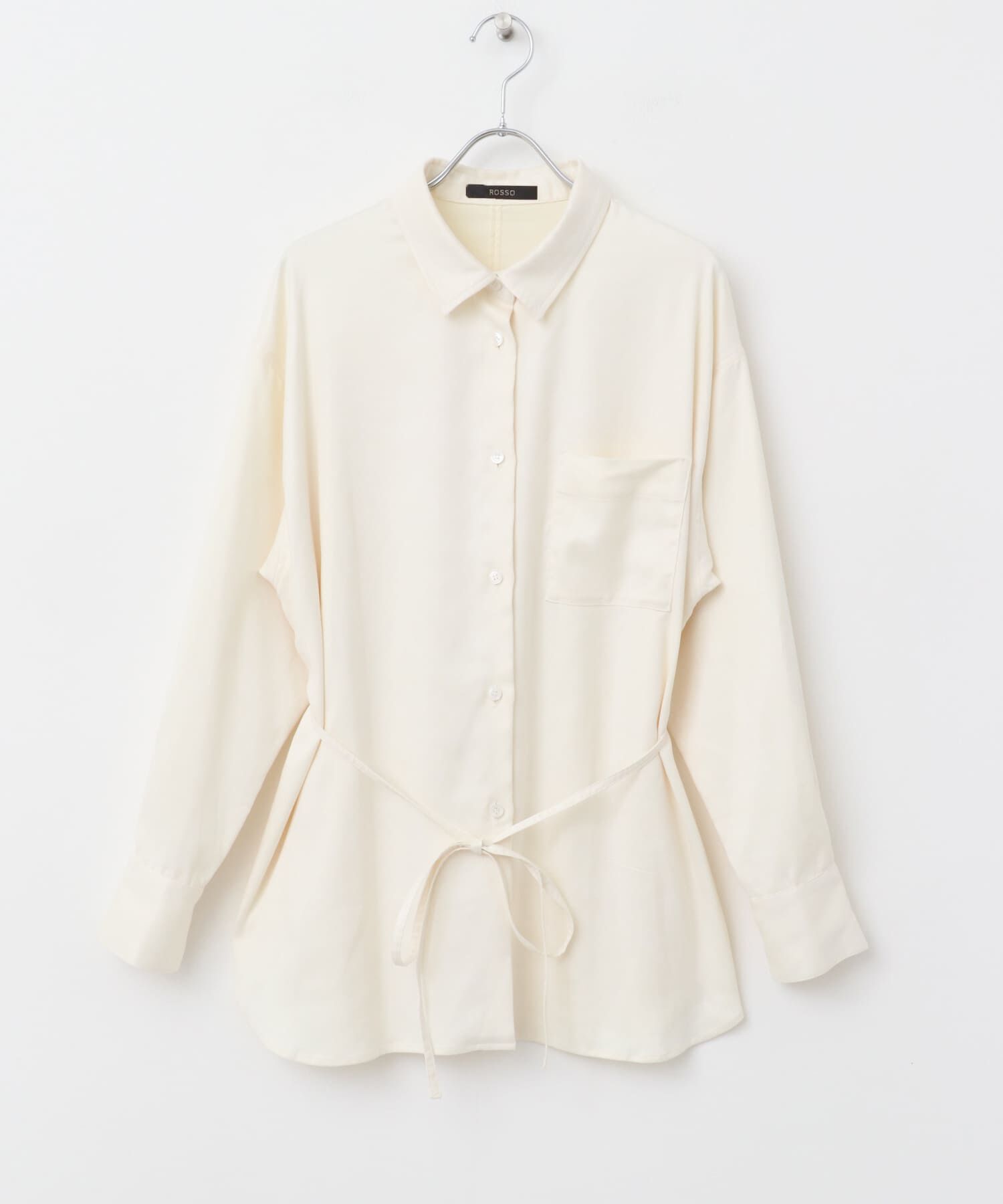 URBAN RESEARCH ROSSO「ピーチタッチデザインシャツ」|シャツ・ブラウス|