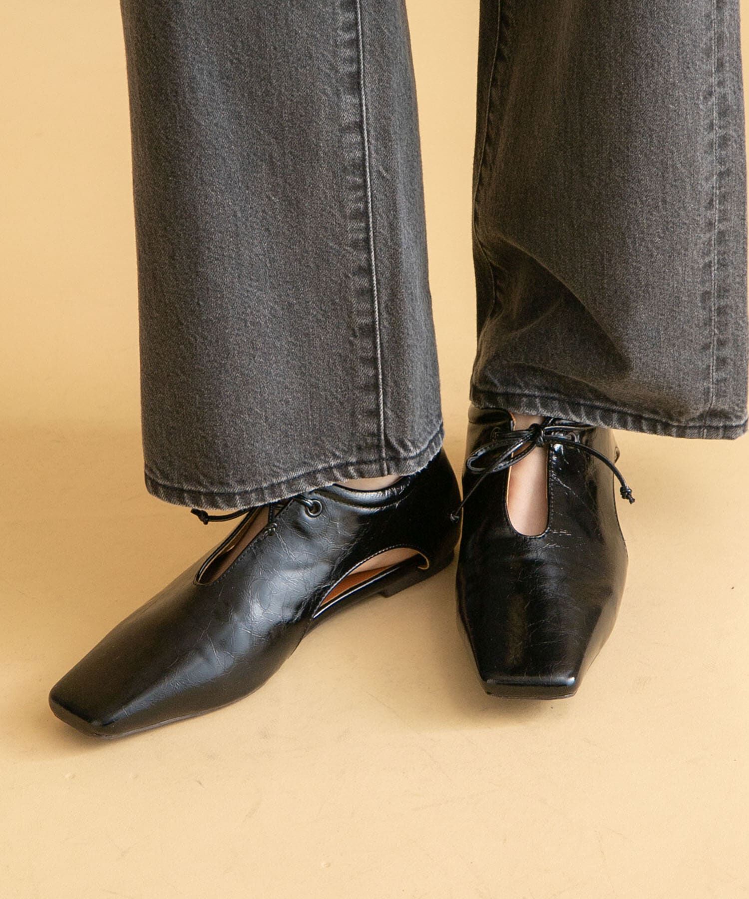 Sonny Label 「スクエアトゥスリットパンプス」|パンプス|