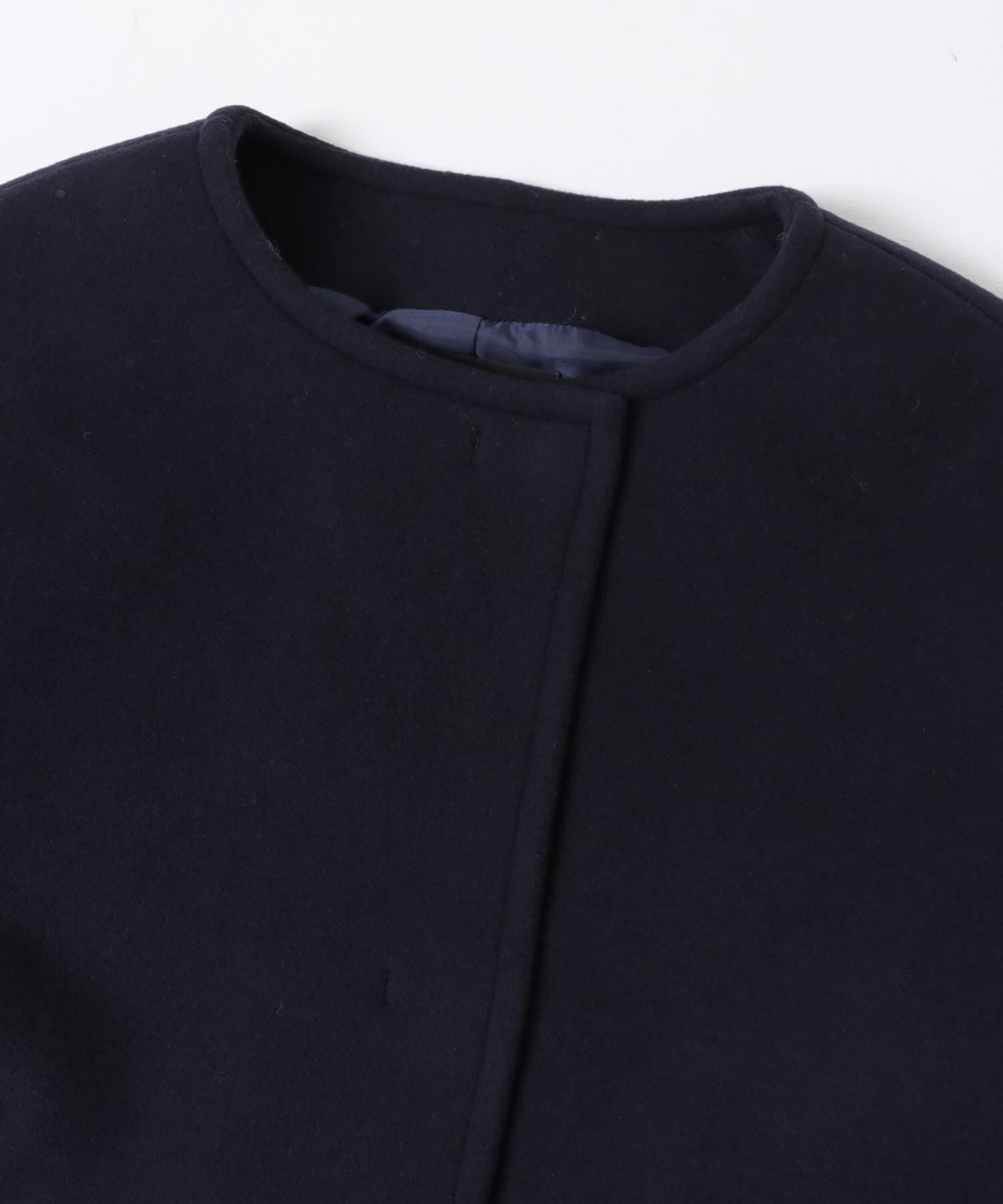 URBAN RESEARCH ROSSO「LA TORREショートノーカラーコート」|ノーカラーコート|