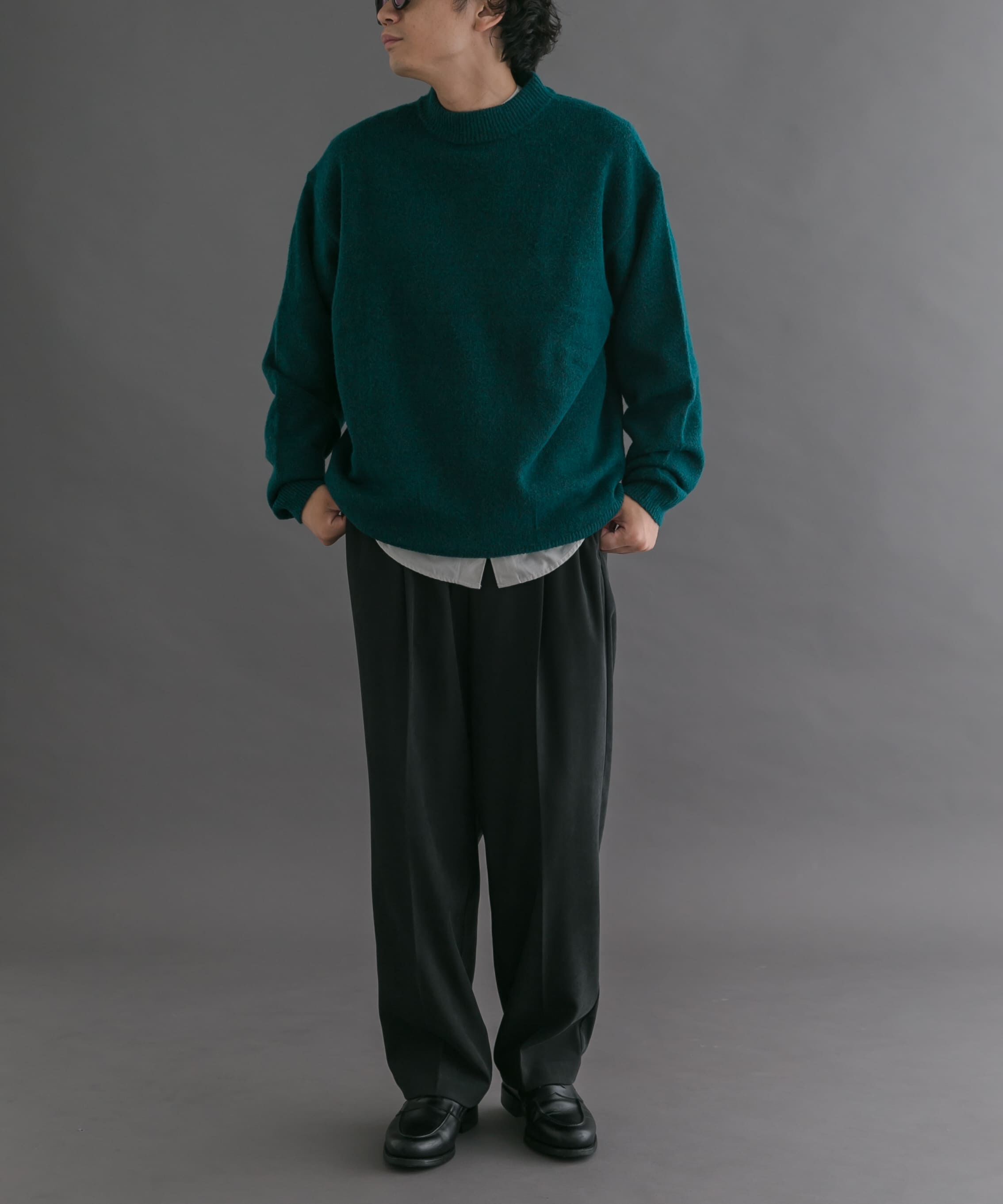 URBAN RESEARCH DOORS「FORK&SPOON　Ricotta モックネックニット」|ニット・セーター|