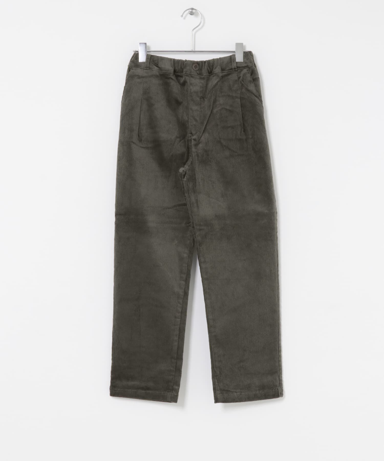URBAN RESEARCH DOORS「『WEB/一部店舗限定』コーデュロイタックパンツ(KIDS)」|その他|チャコールグレー