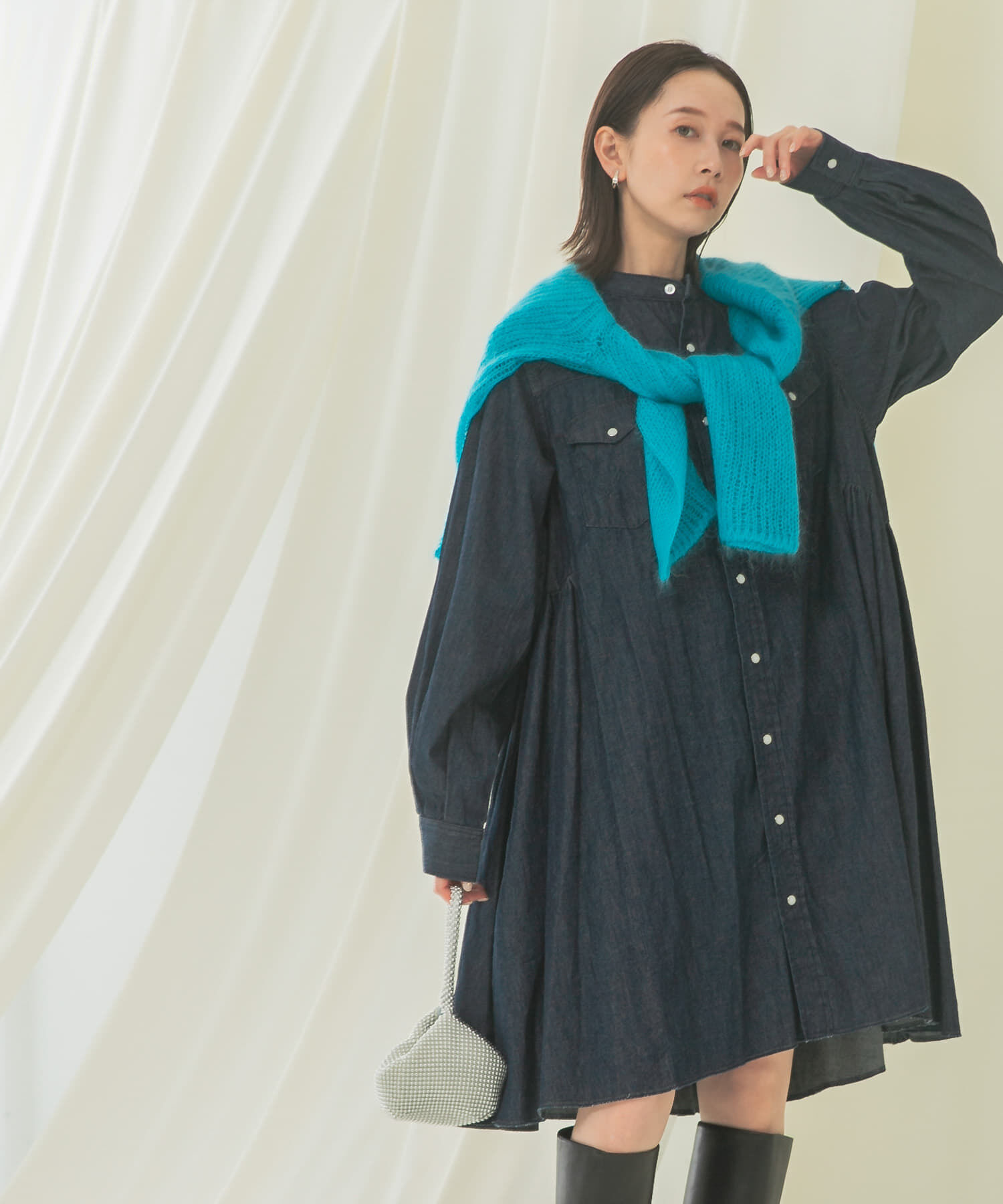 URBAN RESEARCH ROSSO「『別注』Wrangler&times;ROSSO　WESTERN MINI DRESS」|ワンピース|