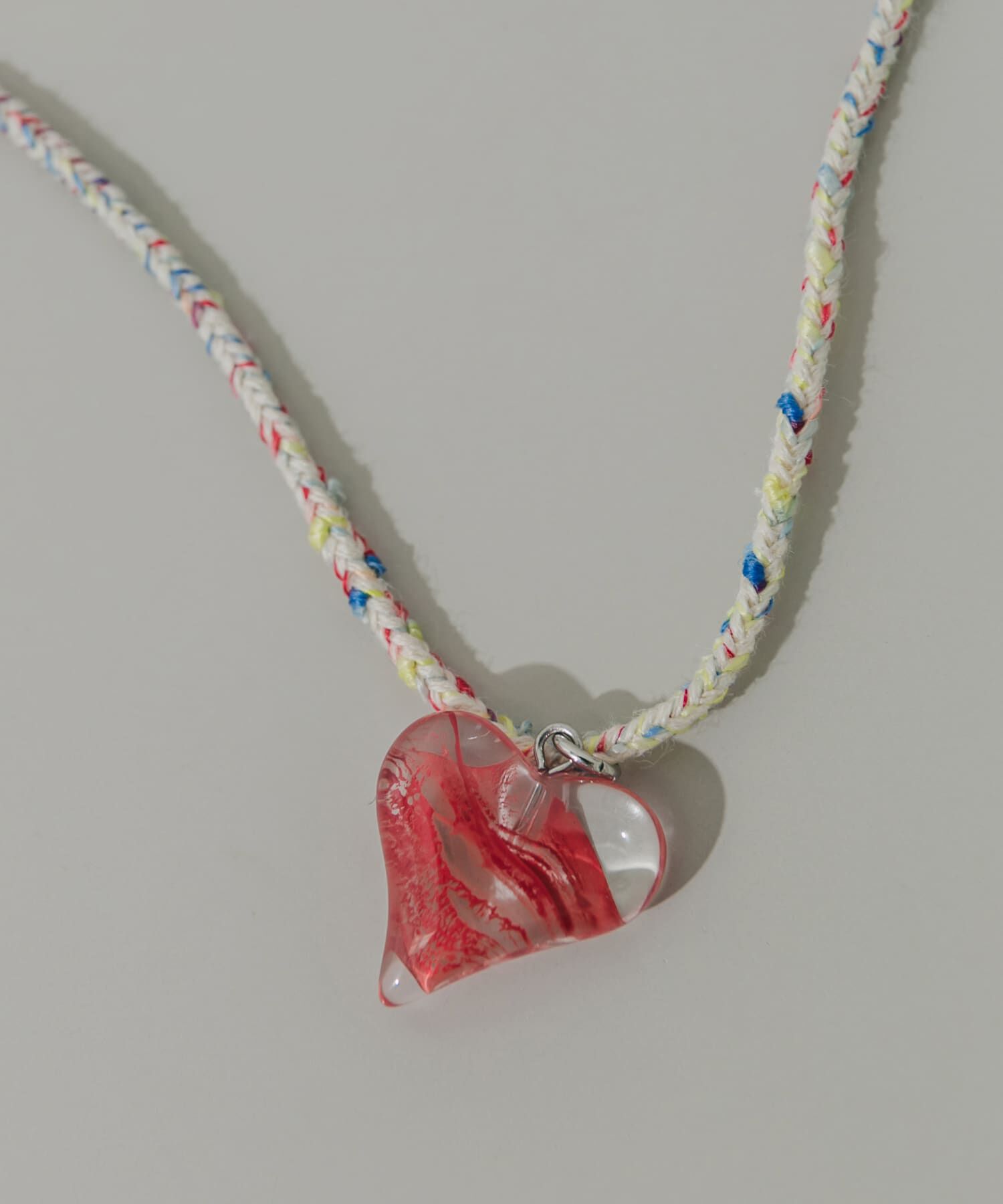SMELLY「ハートモチーフコードネックレス」|ネックレス|