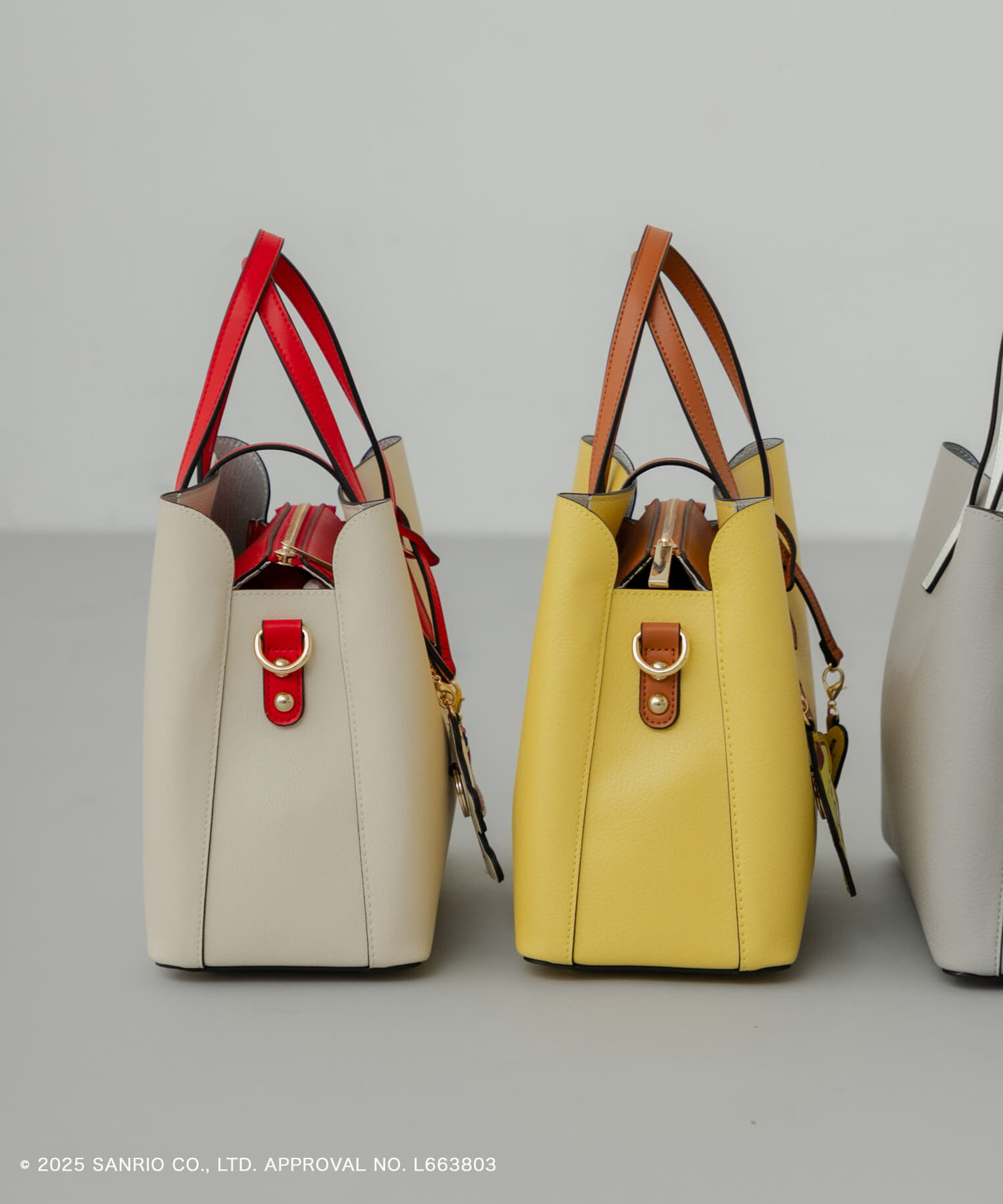 RODE SKO「サンリオキャラクターズ チャーム付バッグ」|ハンドバッグ|