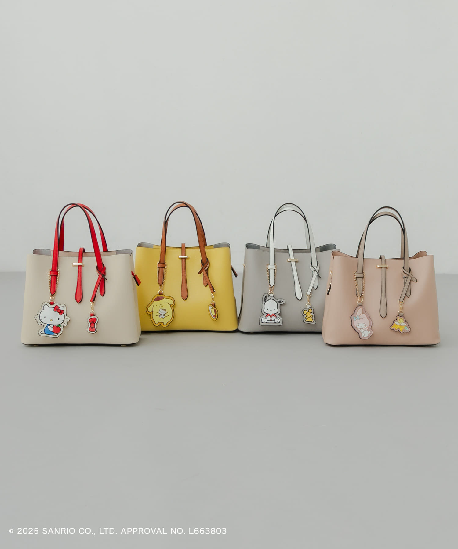 RODE SKO「サンリオキャラクターズ チャーム付バッグ」|ハンドバッグ|