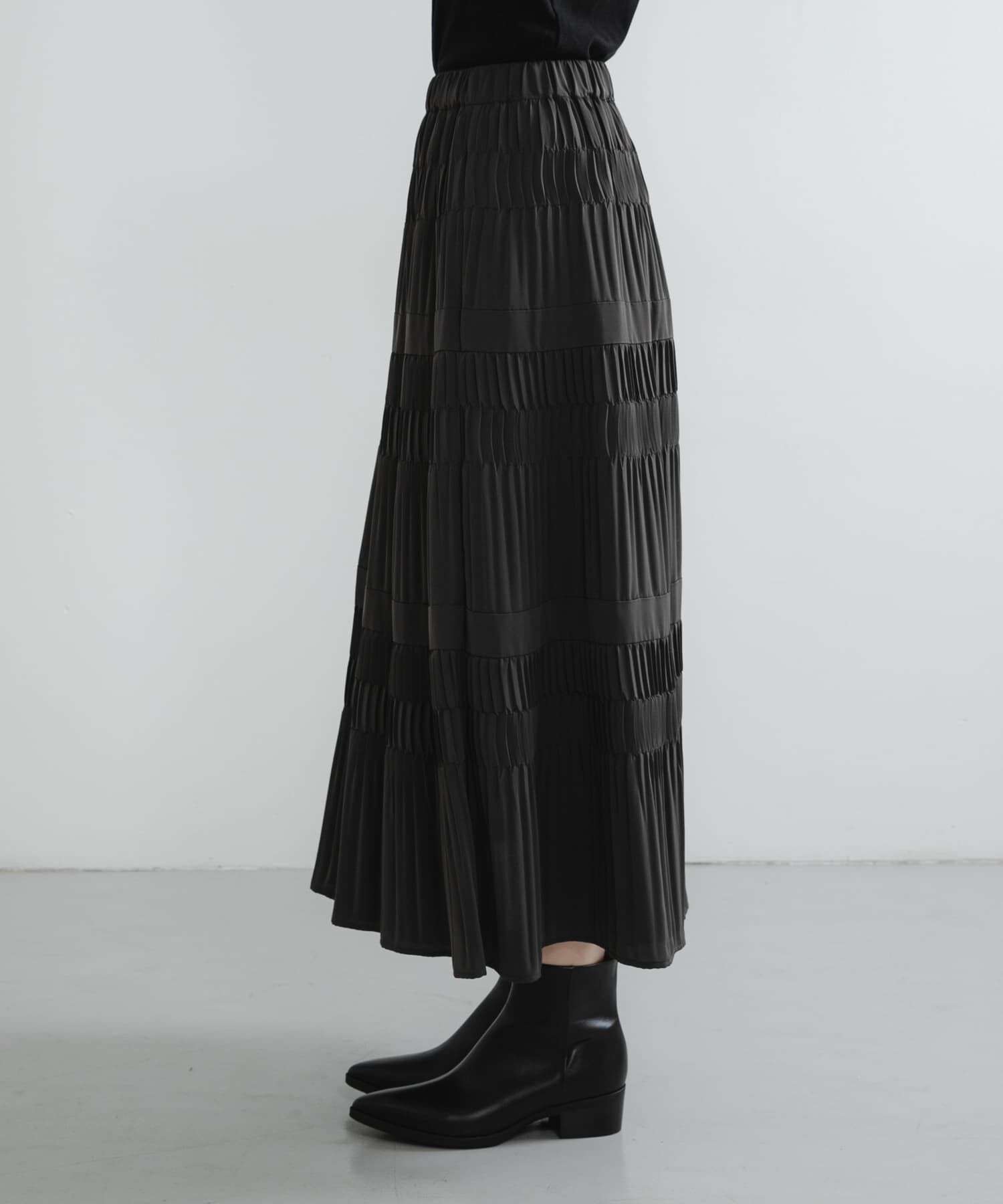 URBAN RESEARCH「プリーツティアードスカート」|スカート|