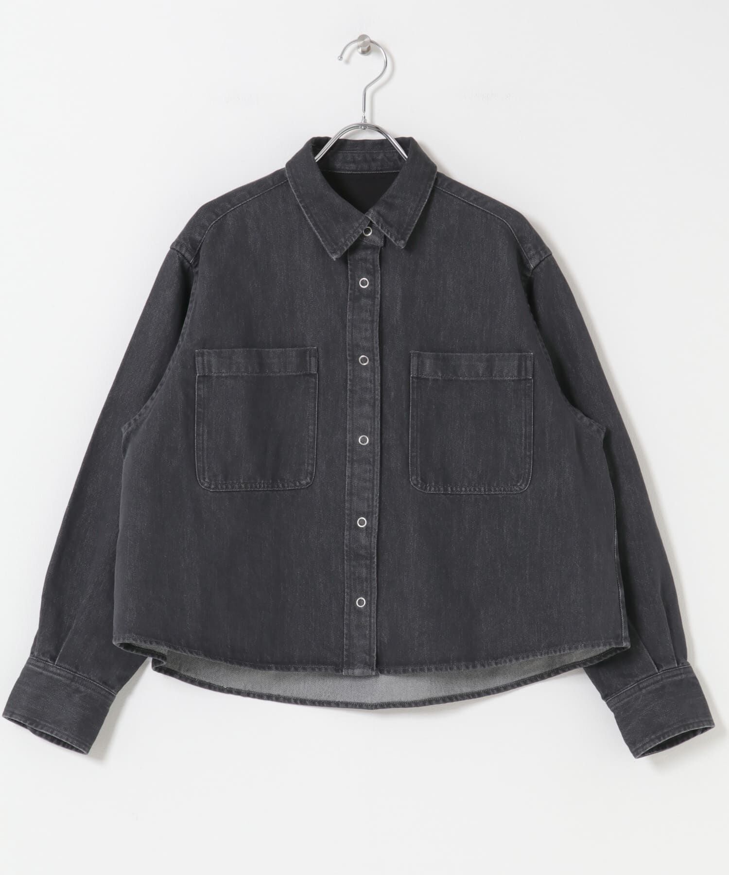 URBAN RESEARCH DOORS「FORK&SPOON　ペーパーブレンドデニムシャツ」|シャツ・ブラウス|