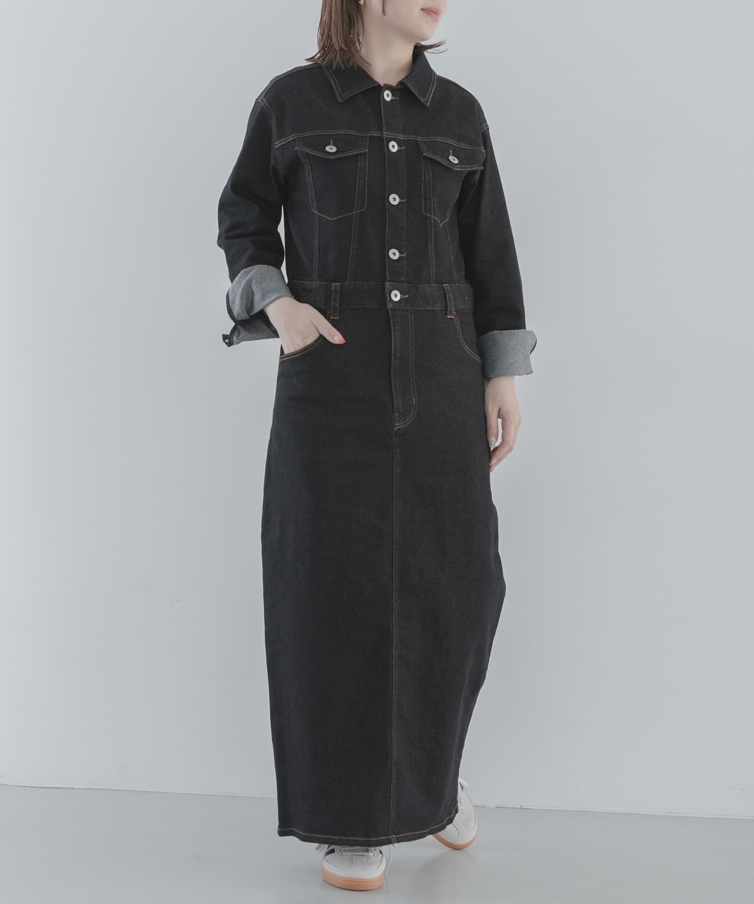 Sonny Label 「デニムジャンパースカート」|ワンピース|