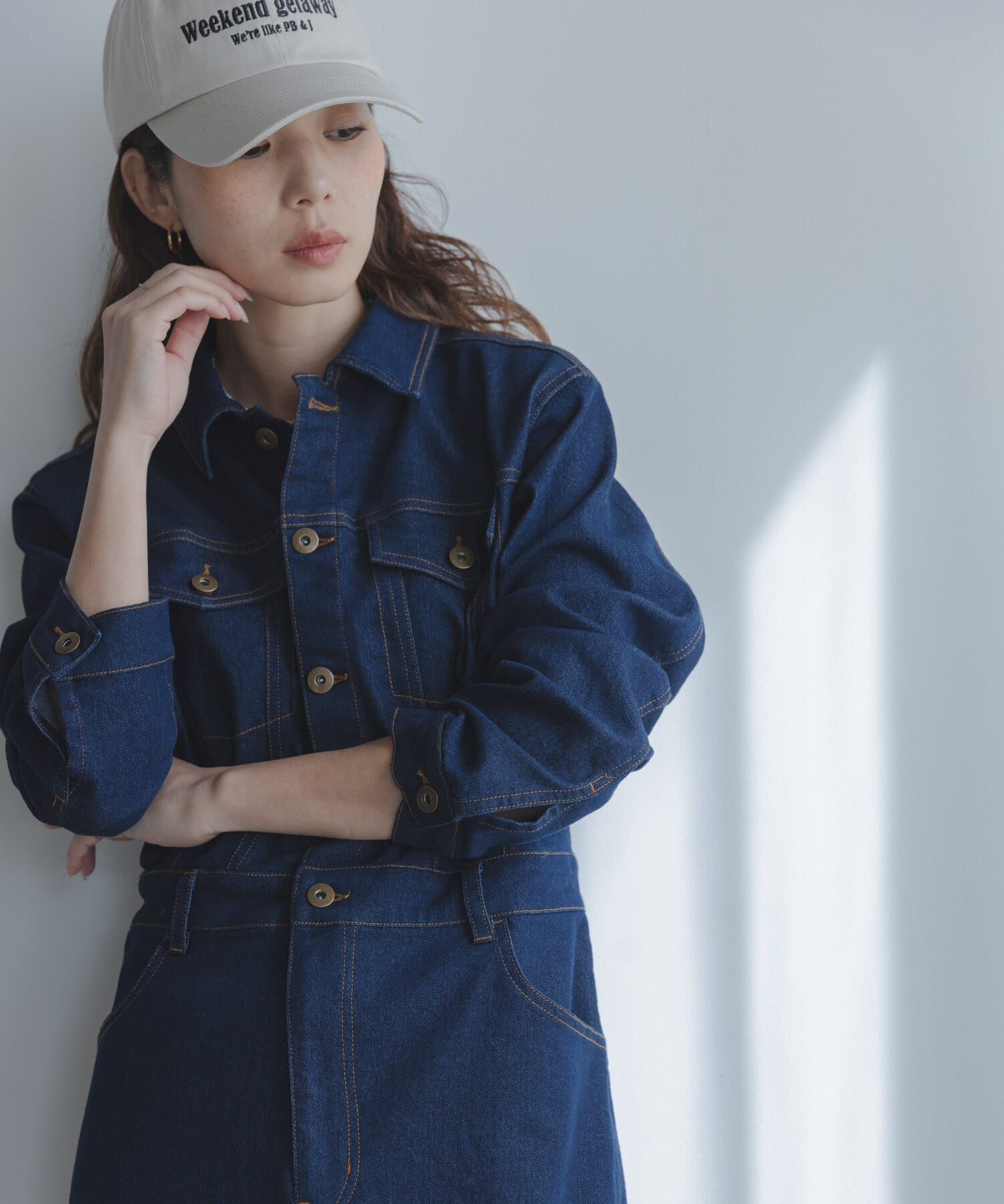 Sonny Label 「デニムジャンパースカート」|ワンピース|