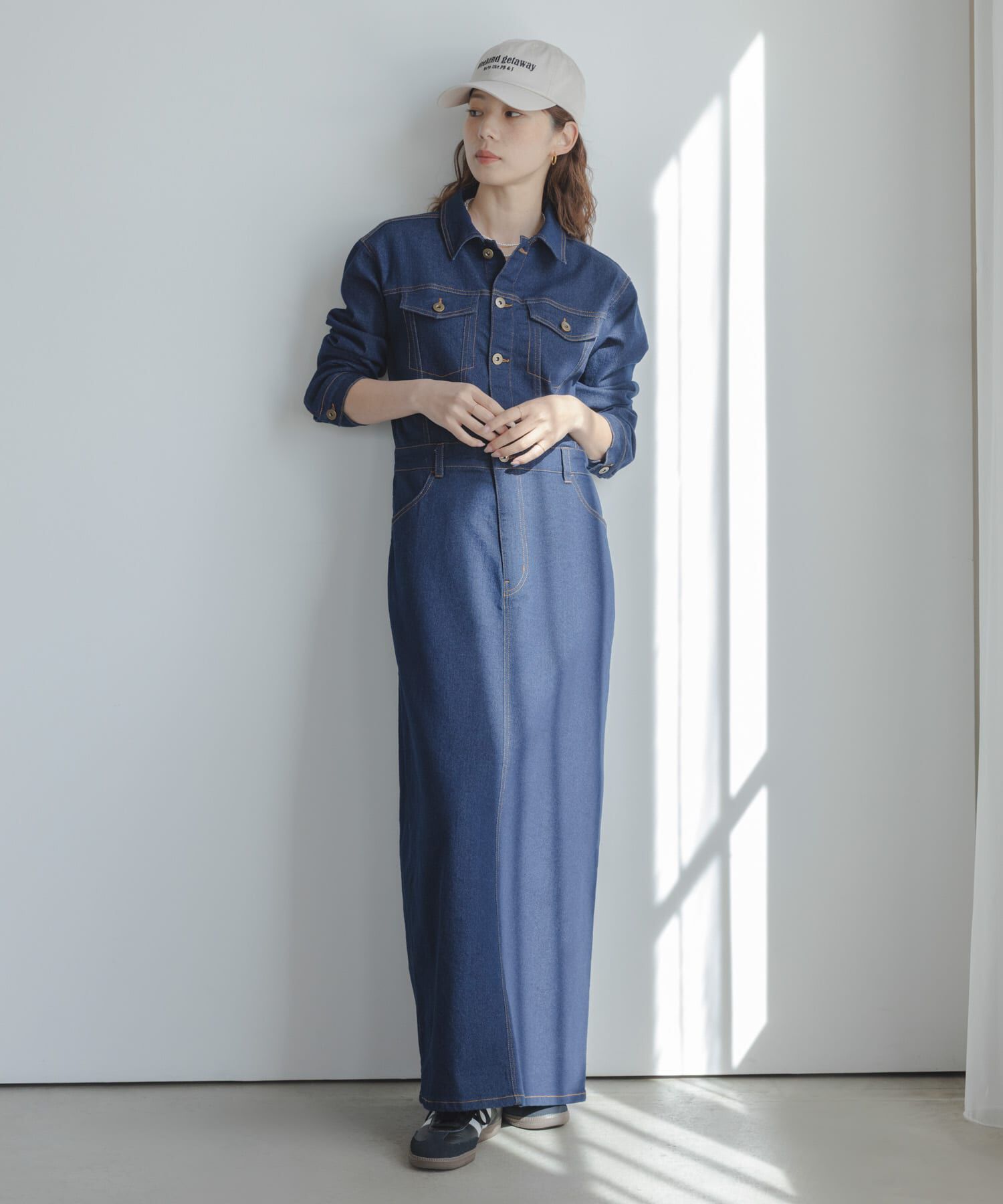 Sonny Label 「デニムジャンパースカート」|ワンピース|