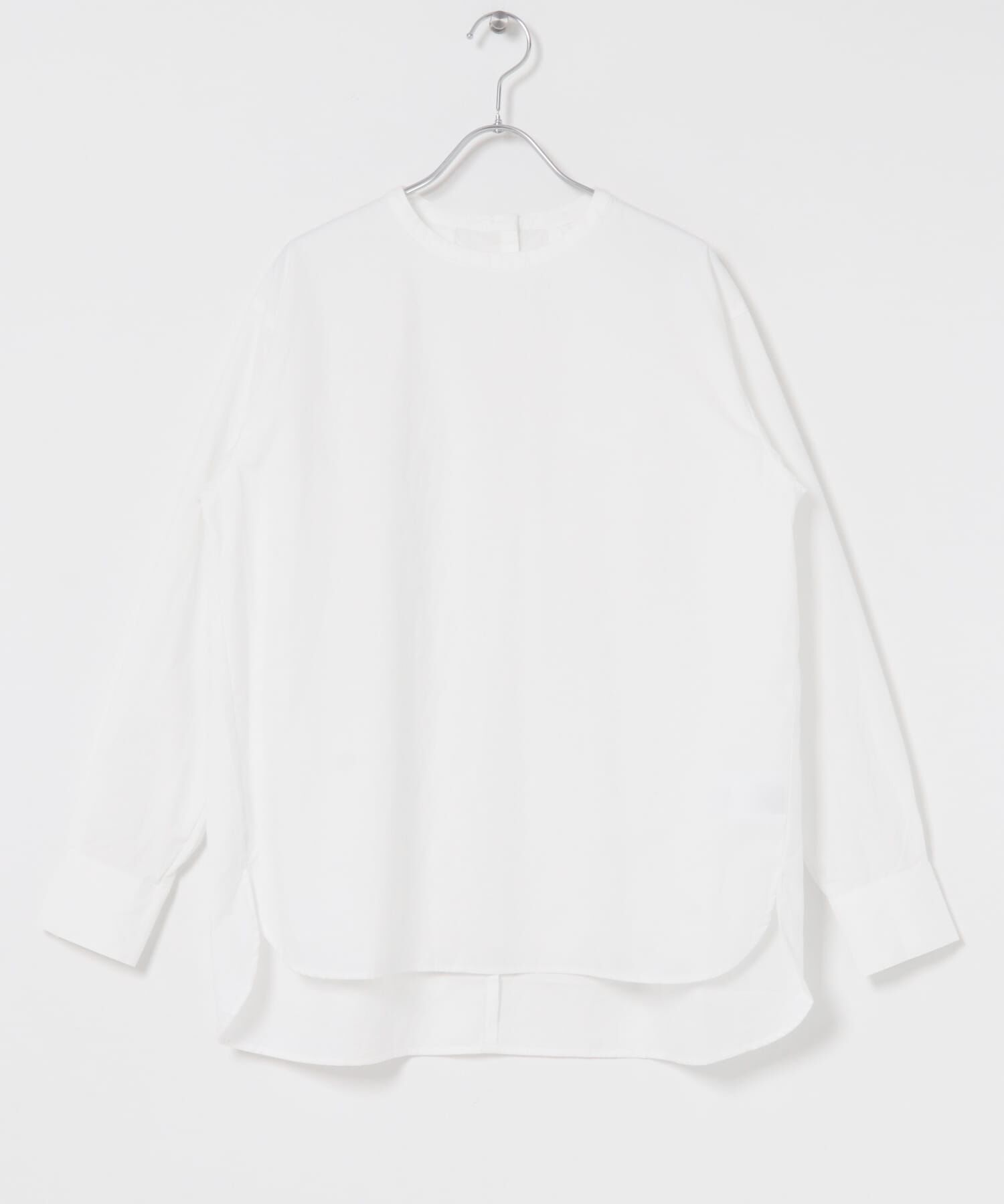 かぐれ「コットンクルーネックプルオーバーシャツ」|シャツ・ブラウス|