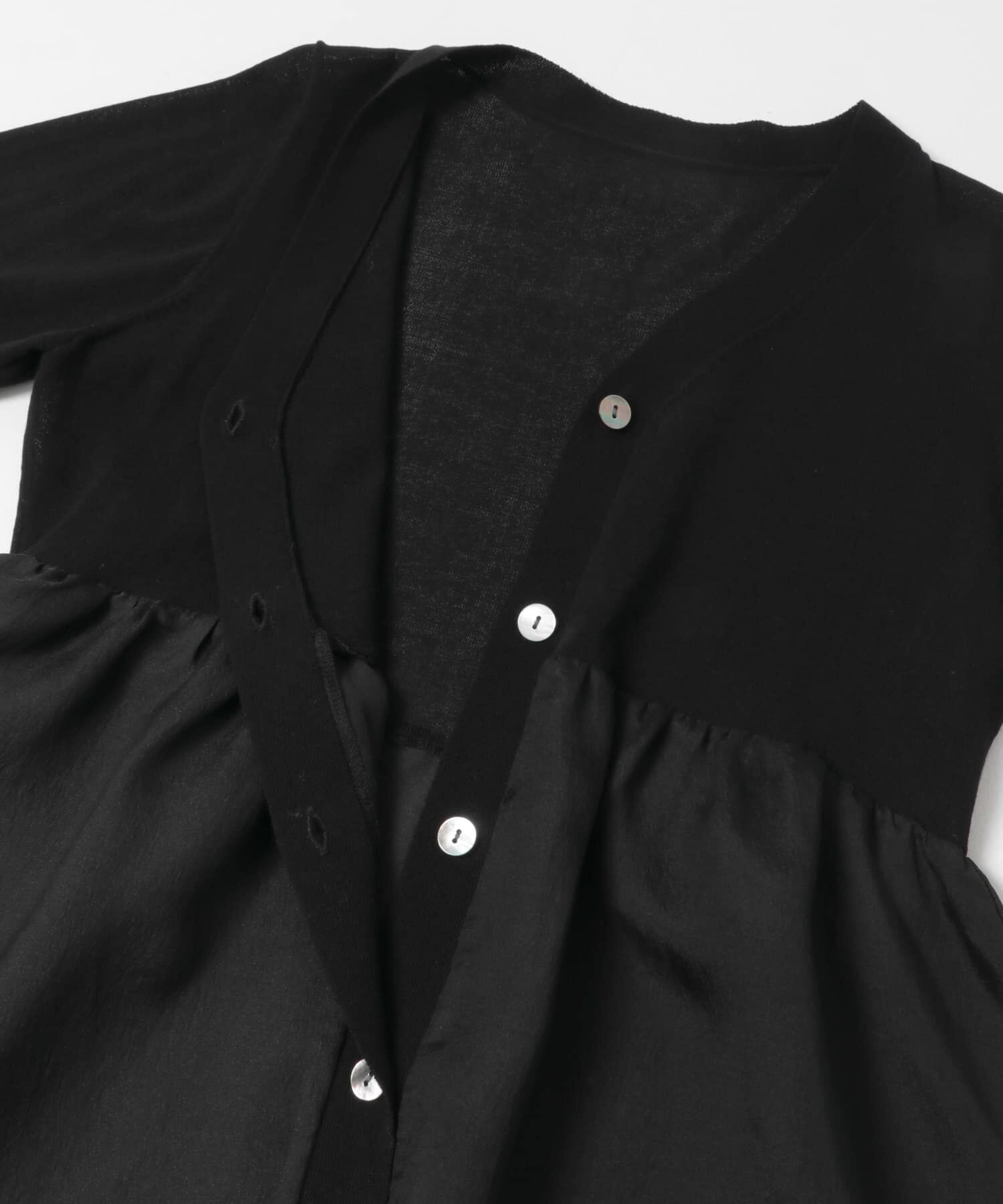 URBAN RESEARCH ROSSO「『WEB限定』ドッキングペプラムカーディガン」|ニット・セーター|