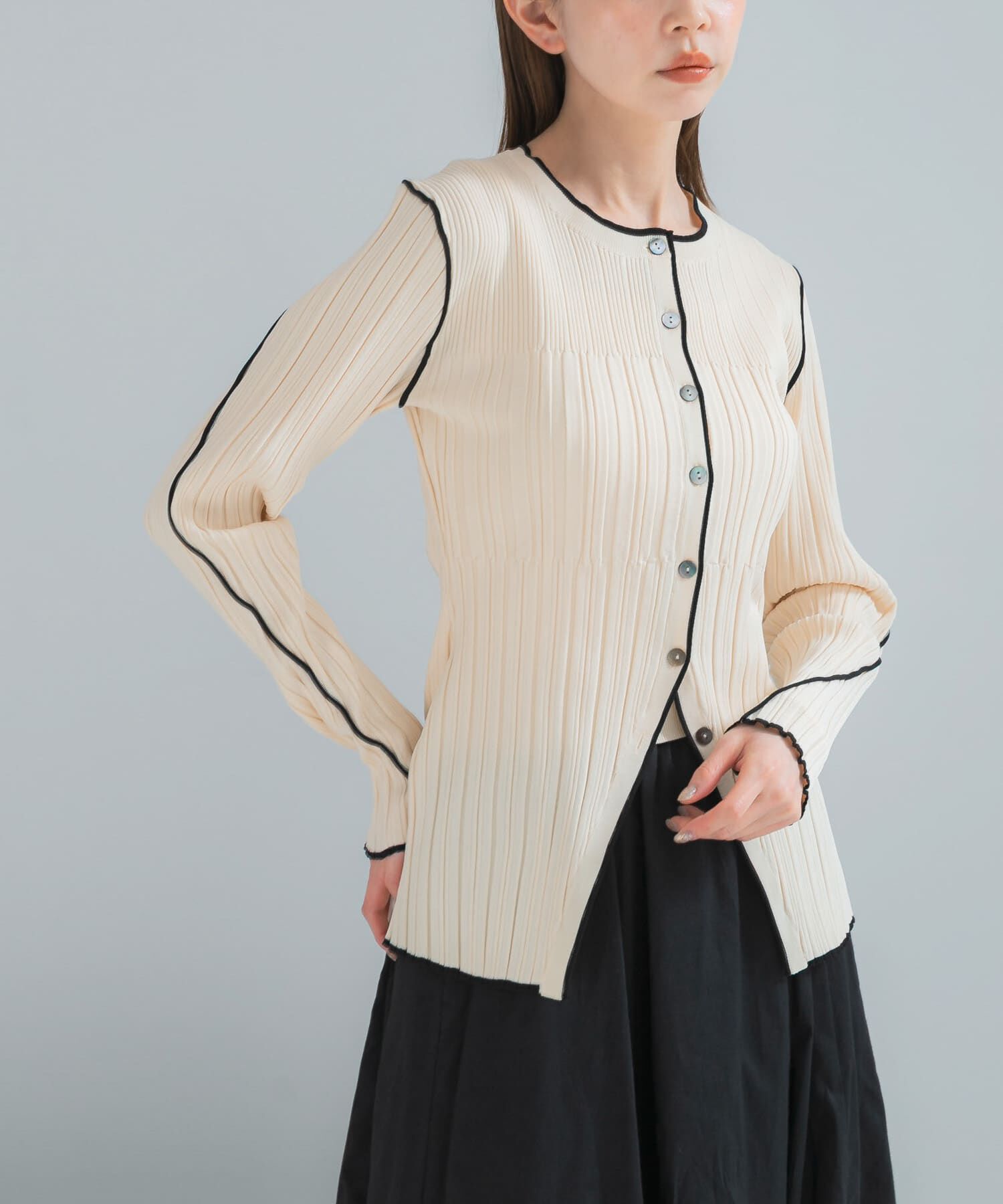 URBAN RESEARCH ROSSO「ELENDEEK　BI COLOR ENSEMBLE KNIT」|ニット・セーター|