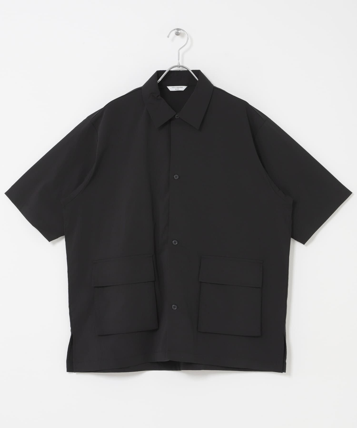 URBAN RESEARCH DOORS「『UVｶｯﾄ/接触冷感/吸水速乾』ｽﾄﾚｯﾁｸﾛｽ ﾋﾞｯｸﾞﾎﾟｹｯﾄ  」|シャツ・ブラウス|